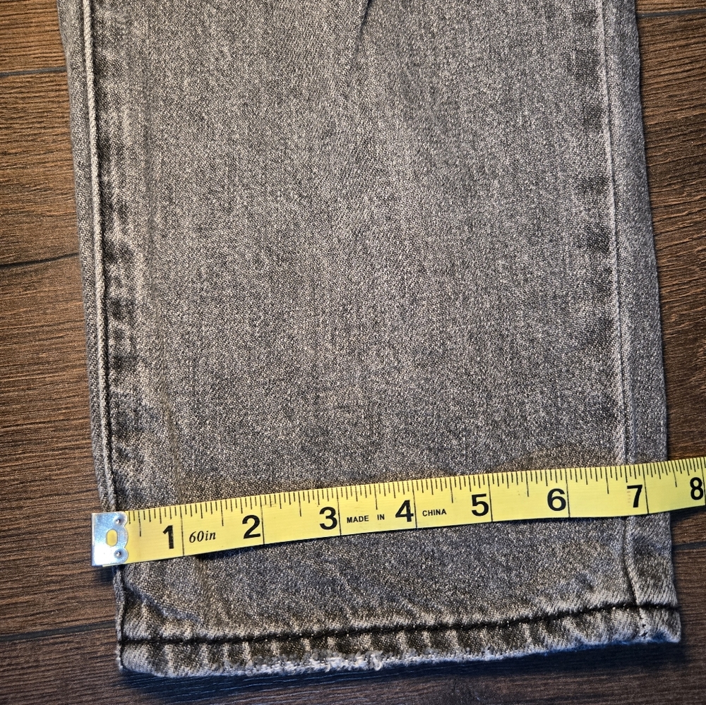 BDG Black Wash Distressed High-Rise Slim Straight Denim Womens Size 31 - Picture 15 of 16